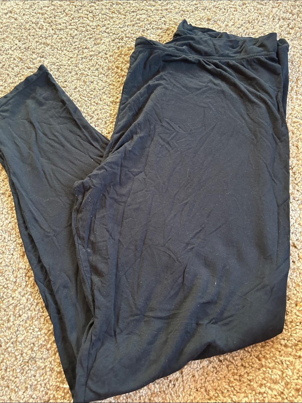 Cuddl Duds Black Women's Lightweight Leggings